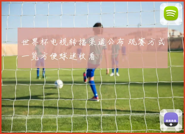 世界杯电视转播渠道公布 观赛方式一览方便球迷收看